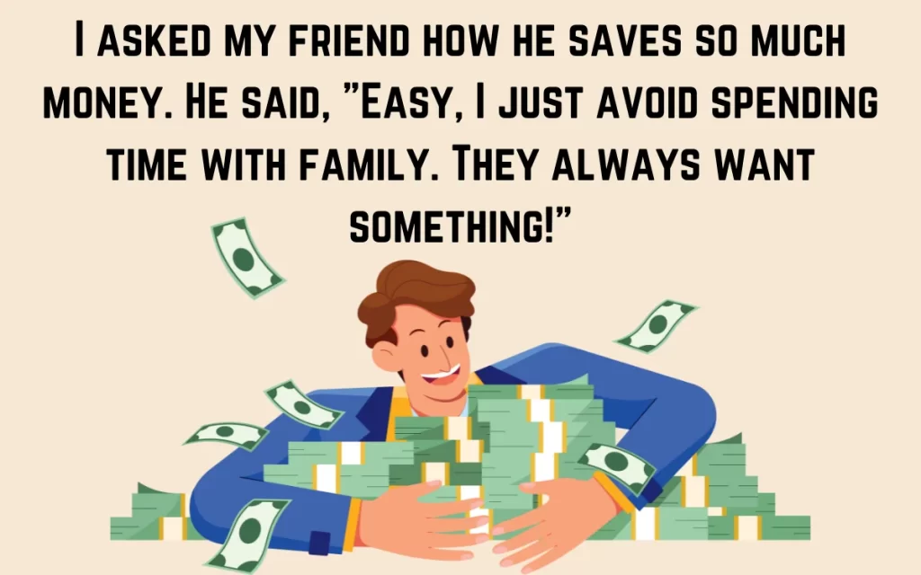 money saving jokes